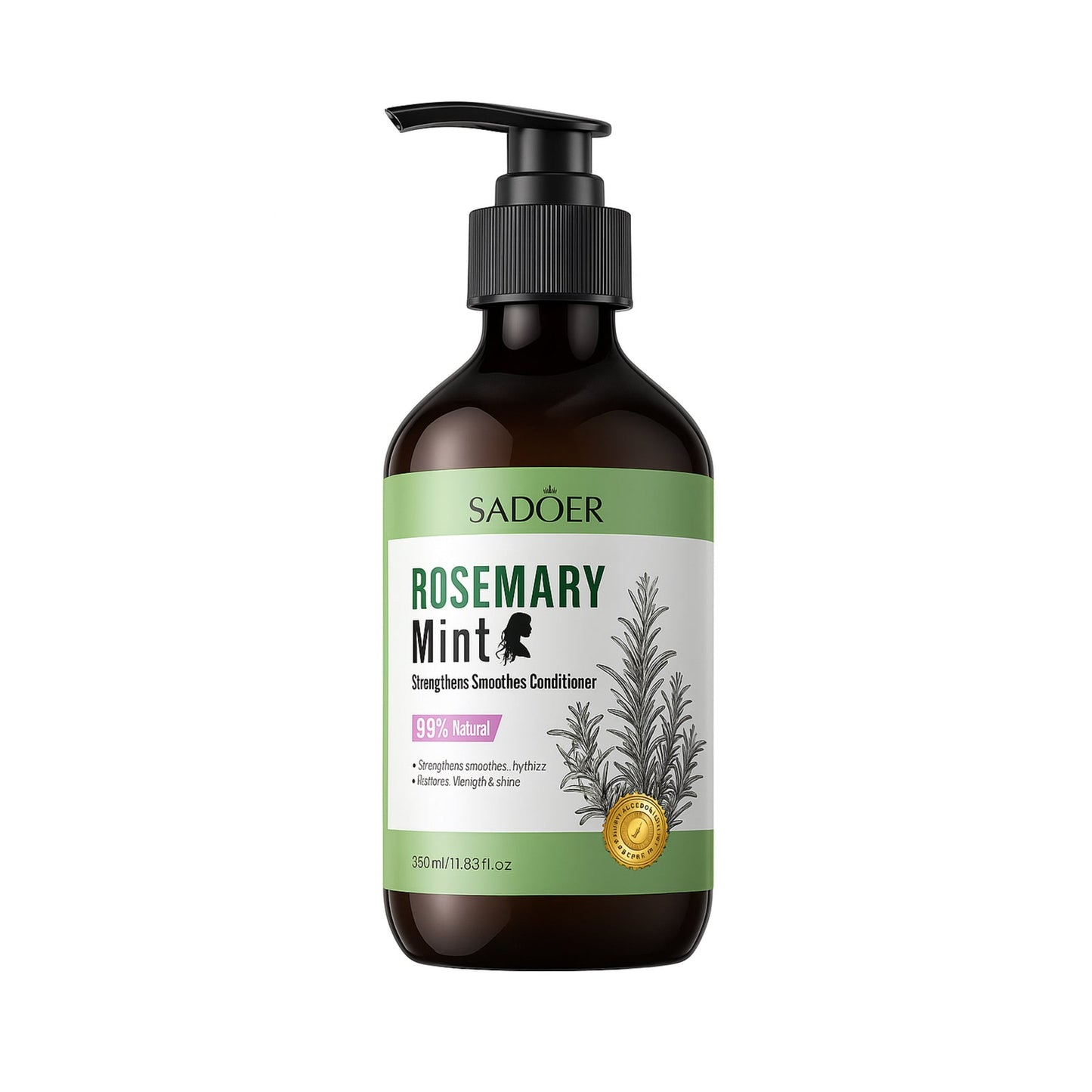 SADOER Balsam de Păr cu Rozmarin și Mentă 350ml - balsam | VrajaDulce