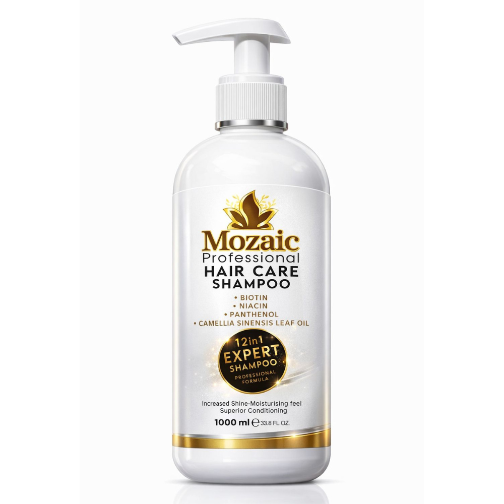 Șampon Mozaic 12 în 1 Expert – Biotină & Panthenol – 1000ml