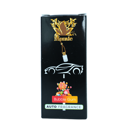 Odorizant Auto Mozaic Bubble Gum – Parfum pentru Oglindă (sticluță cu șnur) - Odorizant Auto | VrajaDulce