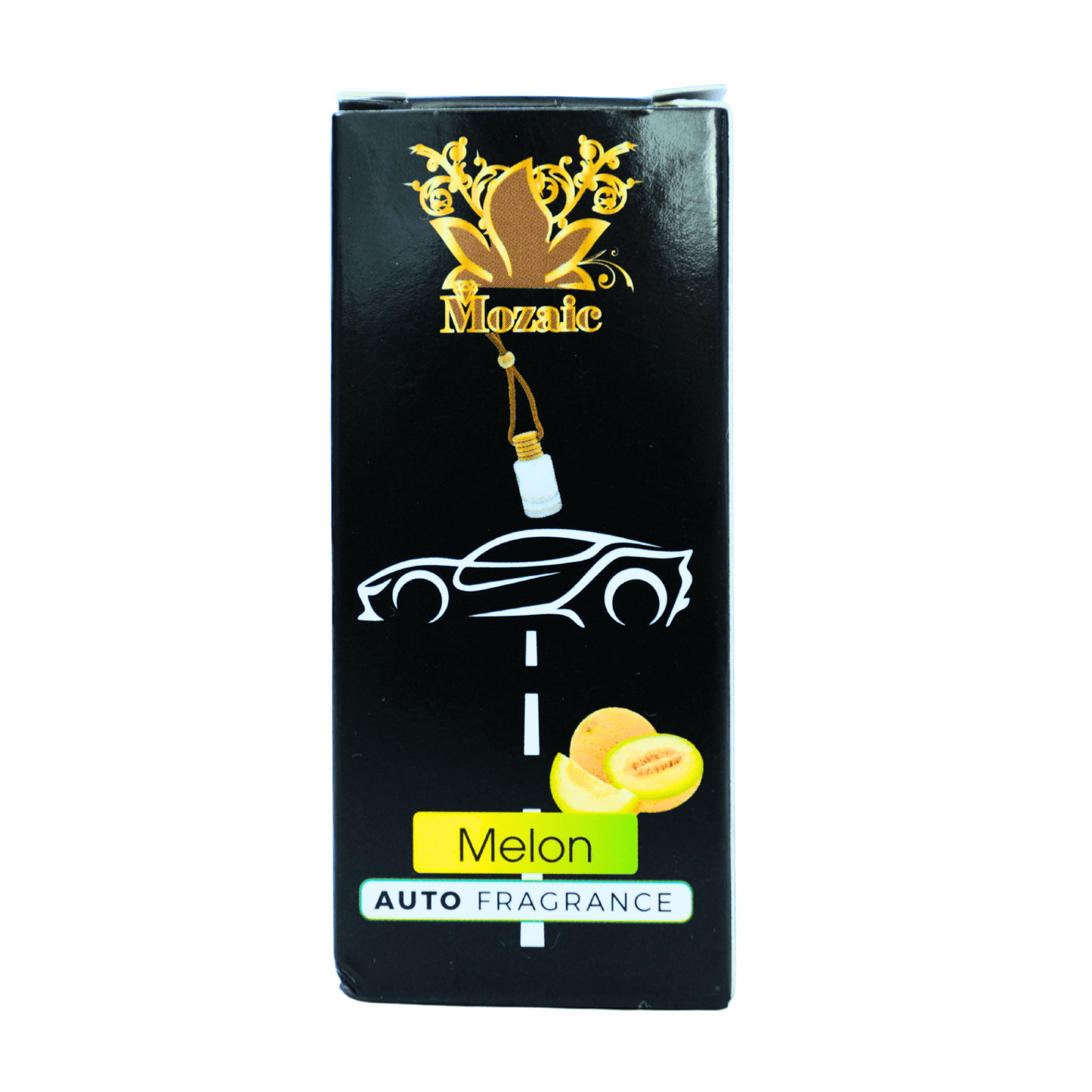 Odorizant Auto Mozaic Melon – Parfum Proaspăt de Pepene Galben (sticluță cu șnur) - Odorizant Auto | VrajaDulce