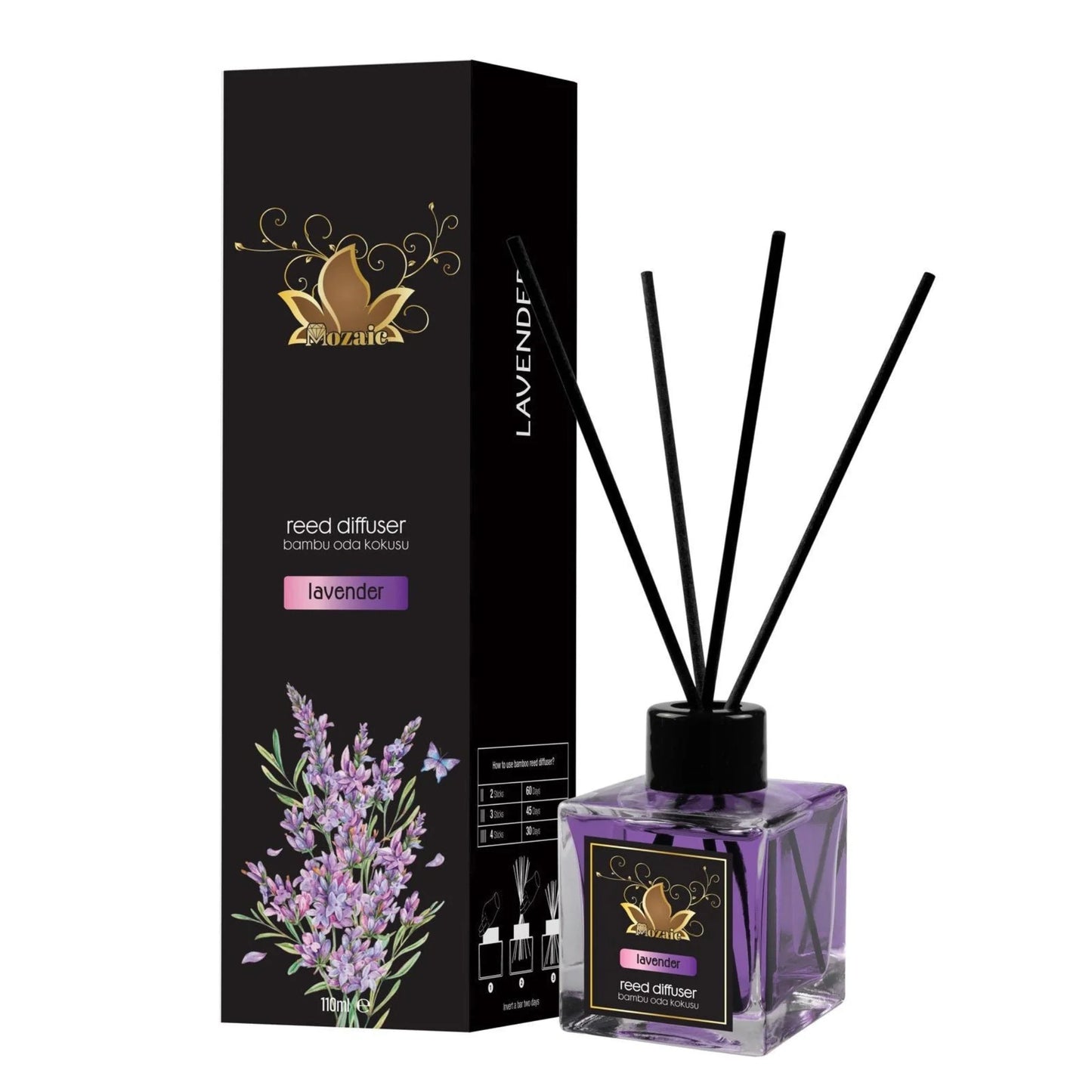 Odorizant cameră Mozaic cu aromă de Lavandă – 120 ml - Odorizant | VrajaDulce