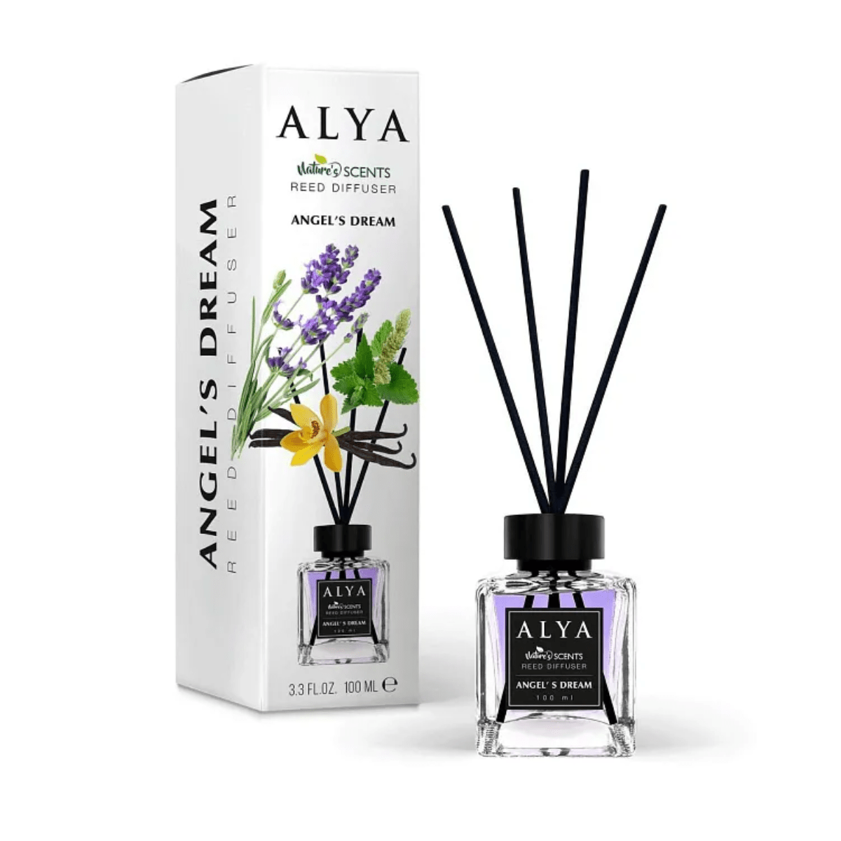 Odorizant de cameră cu bețișoare ALYA – Angel's Dream 120 ml - Odorizant | VrajaDulce