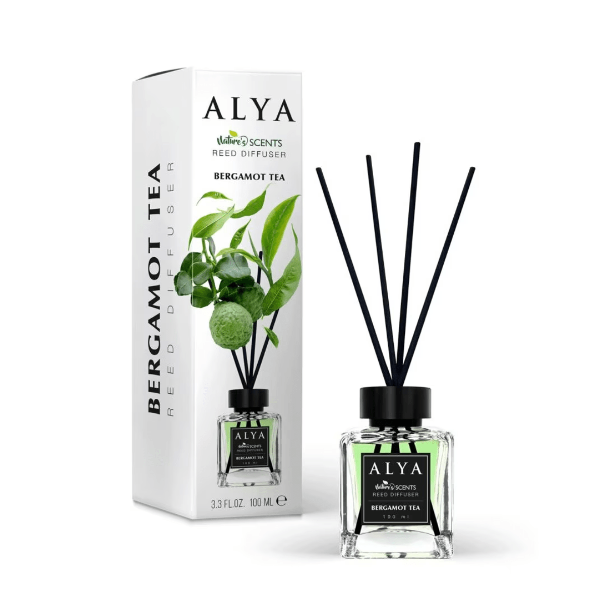 Odorizant de cameră cu bețișoare ALYA – Ceai de Bergamotă 120 ml - Odorizant | VrajaDulce