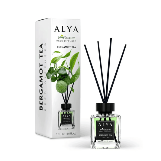 Odorizant de cameră cu bețișoare ALYA – Ceai de Bergamotă 120 ml - Odorizant | VrajaDulce