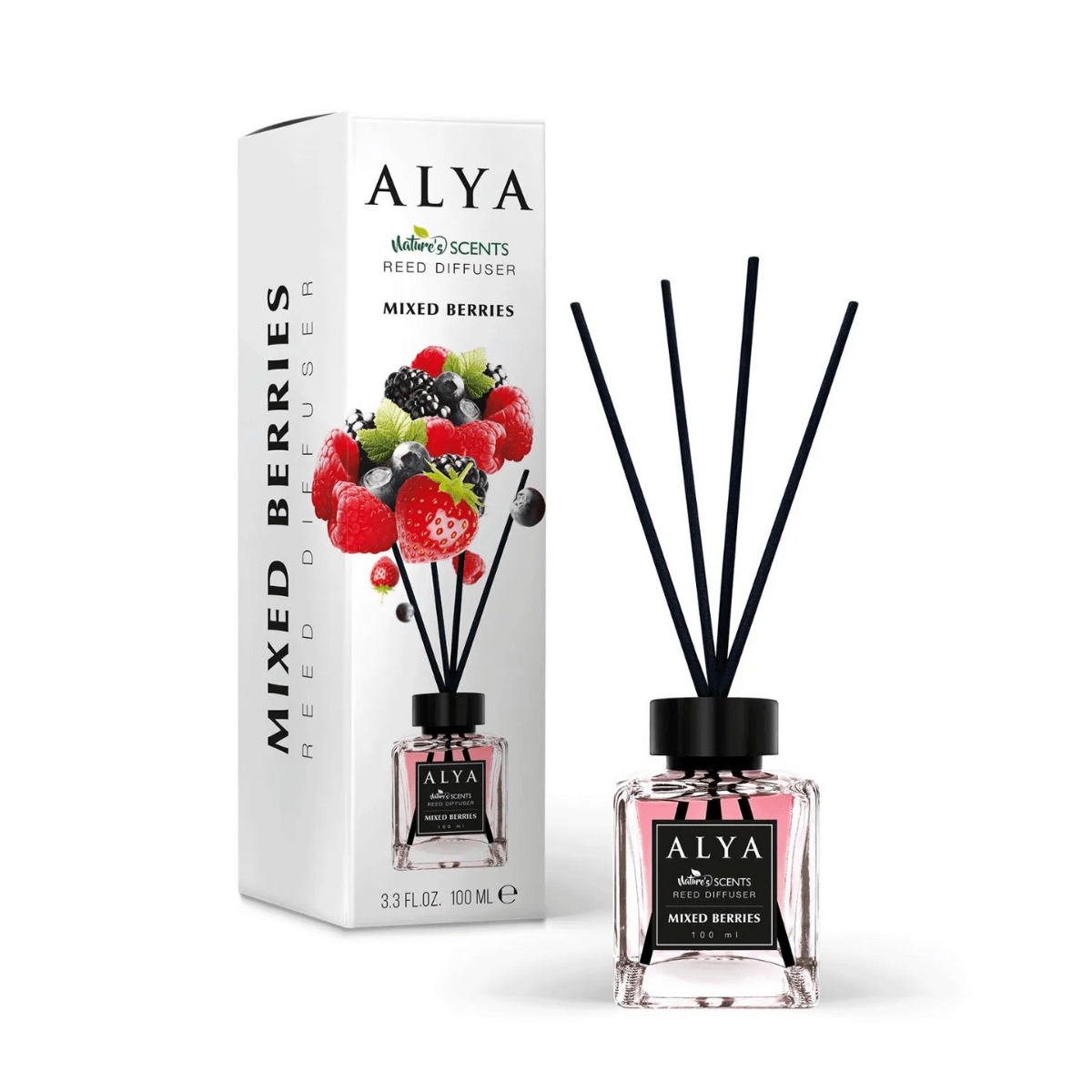 Odorizant de cameră cu bețișoare ALYA – Fructe de pădure 120 ml - Odorizant | VrajaDulce