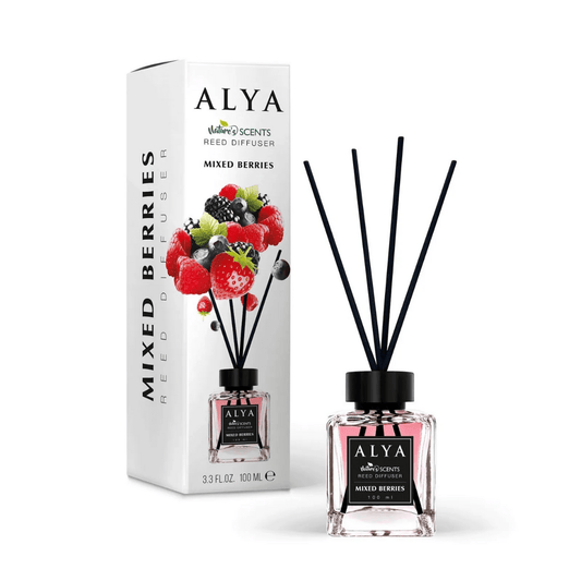 Odorizant de cameră cu bețișoare ALYA – Fructe de pădure 120 ml - Odorizant | VrajaDulce