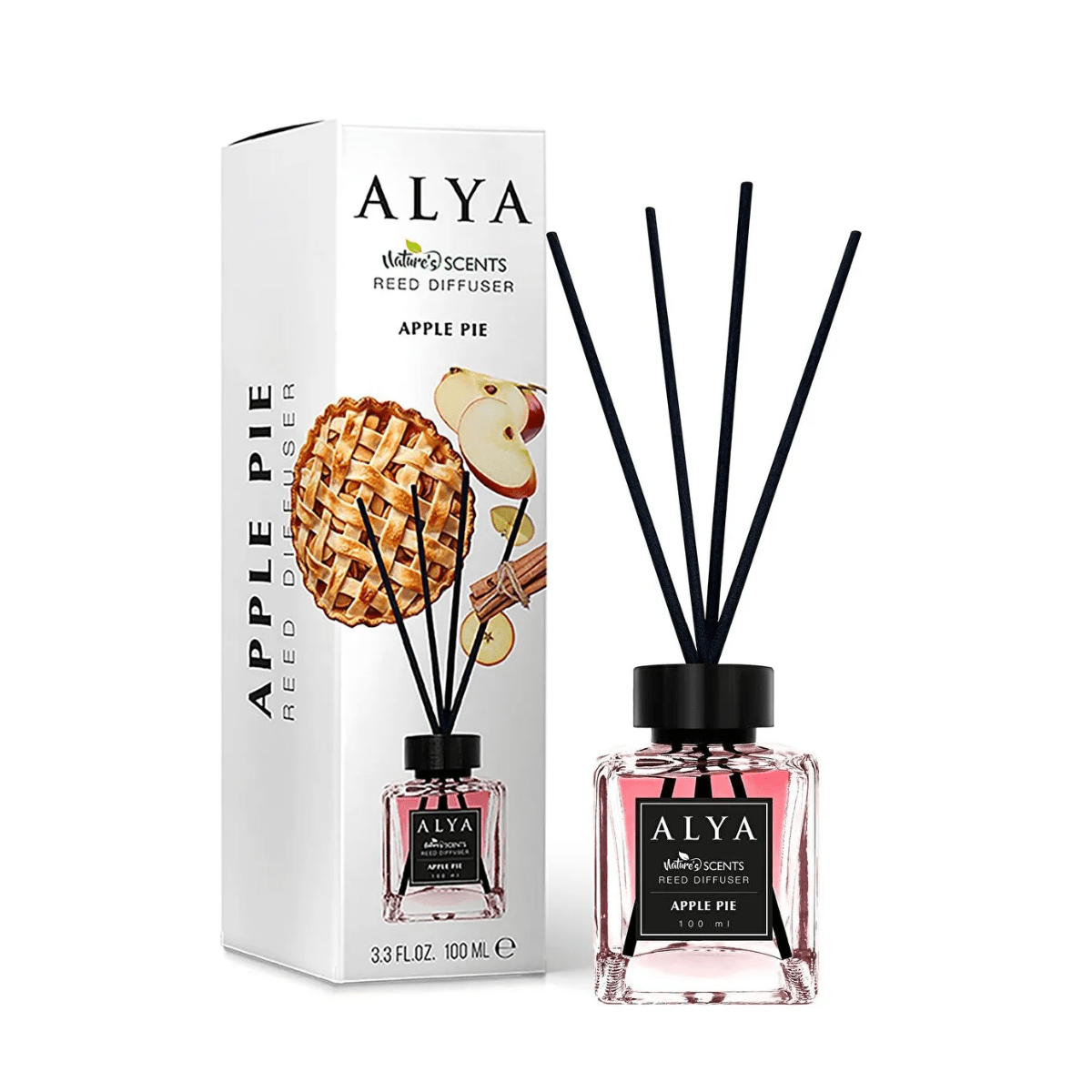 Odorizant de cameră cu bețișoare ALYA – Plăcintă cu mere 120 ml - Odorizant | VrajaDulce