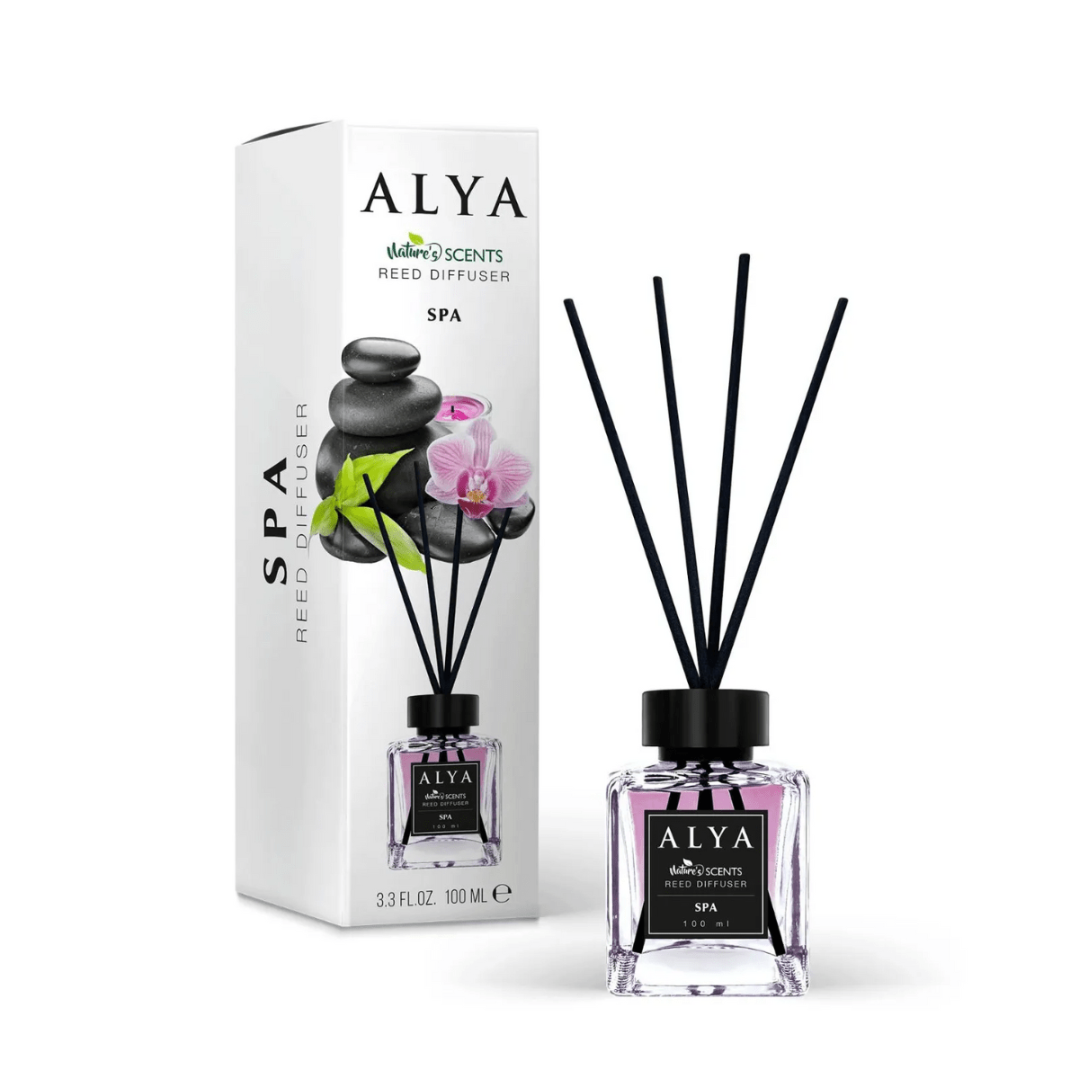 Odorizant de cameră cu bețișoare ALYA – Spa 120 ml - Odorizant | VrajaDulce
