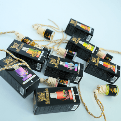 Pachet Promo Odorizante Auto Mozaic 7x – Bubble Gum, Bouquet, Mango, Cherry, Melon, Peach, Angel - Odorizant Auto | VrajaDulce