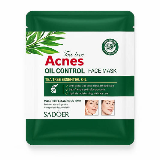 Sadoer Mască Facială Anti - Acnee cu Extract de Arbore de Ceai 25g - | VrajaDulce