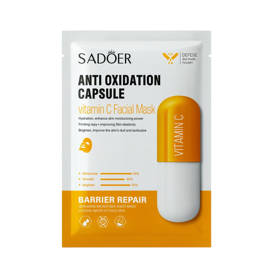 SADOER Mască Facială cu Vitamina C – Anti - Oxidant & Luminozitate - | VrajaDulce