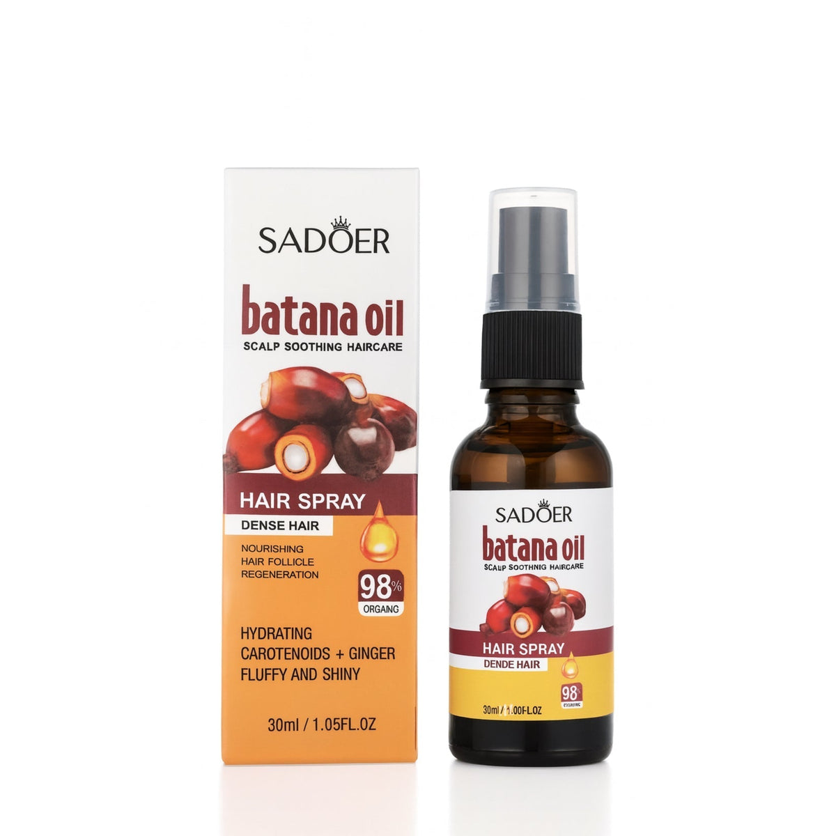 SADOER Spray pentru Păr cu Ulei Batana Oil 30ml - | VrajaDulce
