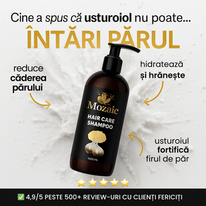 Șampon Mozaic Usturoi 1000ml – Regenerare, Stop Căderea Părului - Sampon | VrajaDulce