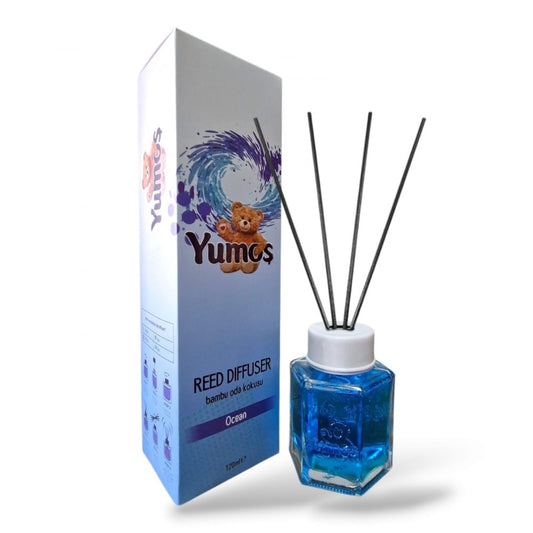 Yumos Odorizant Cameră cu Bețișoare – Ocean 120ml - Odorizant camera | VrajaDulce